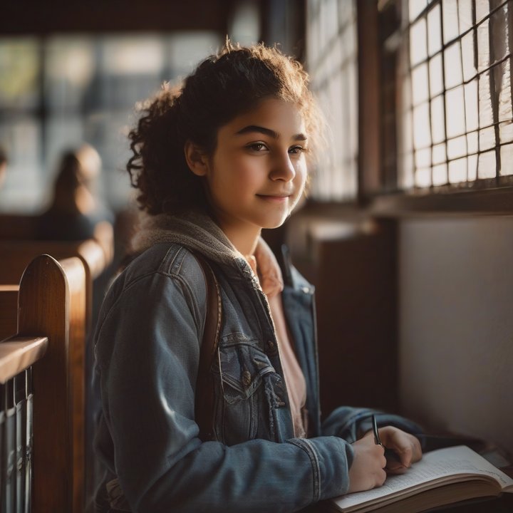 Teenagers engaging in group therapy session with counselor present.
