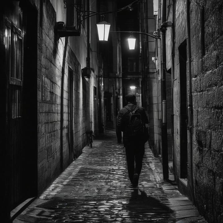 Person with a neutral expression, possibly hiding true intentions.